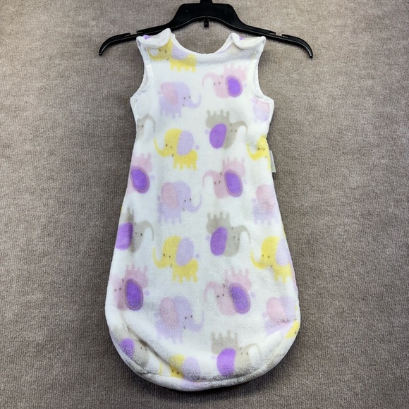 Other - Blankets and Beyond White With Elephants Sleeper Sac